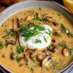 Hungarian Mushroom Soup Recipe: Creamy Comforting Dish