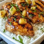 Island Glazed Chicken and Coconut Rice - Tropical Recipe