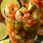 Mexican Shrimp Cocktail Recipe with Avocado & Lime