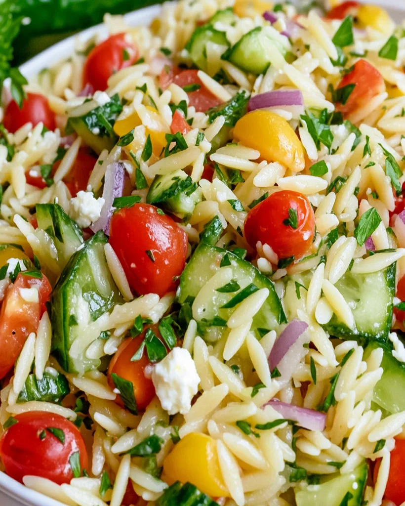 Lemon Orzo Salad Recipe - Fresh, Easy, and Delicious