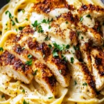 Lemon Pepper Cajun Chicken Fettuccine Alfredo Recipe