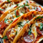 Meat Lovers Pizza Tacos - Easy Recipe for Pizza Fans