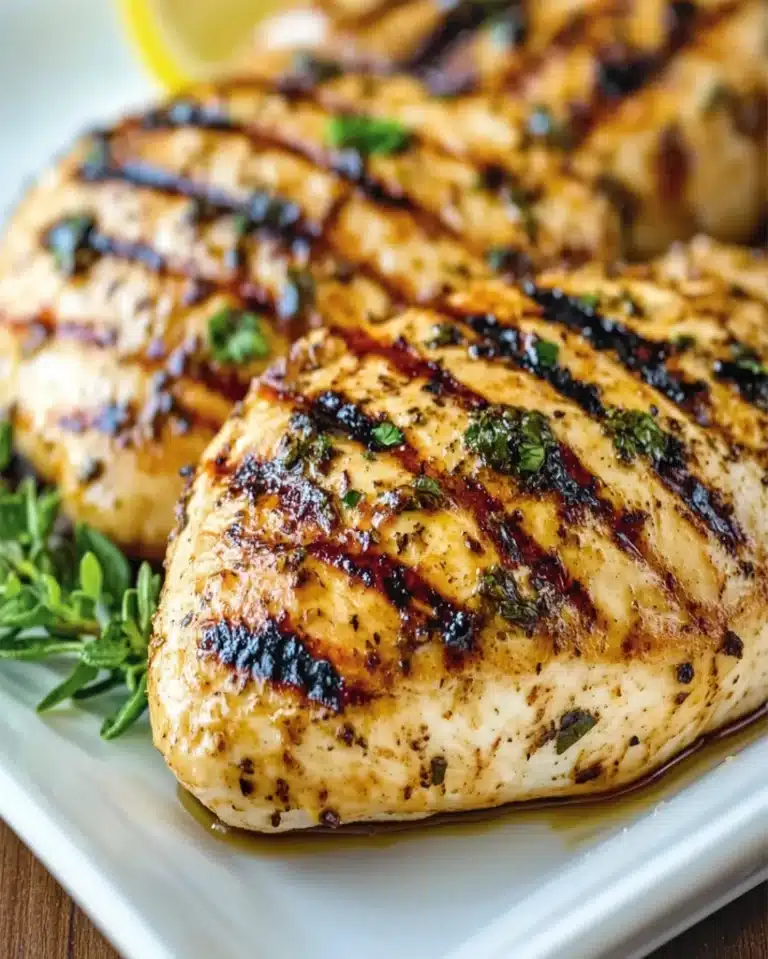 Mediterranean Grilled Chicken Breasts: Easy & Delicious Recipe