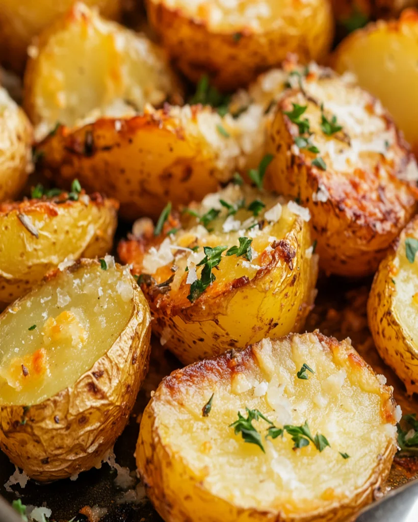 Parmesan Roast Potatoes Recipe – Crispy, Flavorful Side Dish