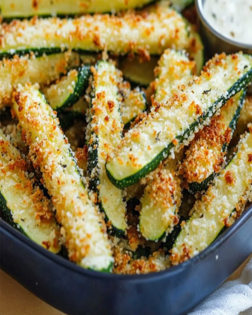 Parmesan Zucchini Fries - Crispy & Healthy Snack Recipe