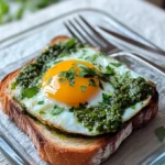 Pesto Eggs on Toast Recipe | Easy & Flavorful Breakfast