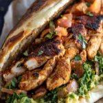 Sheet Pan Chicken Shawarma Havarti Sandwich Recipe