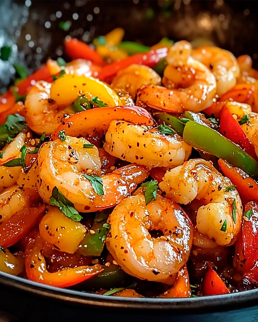 Shrimp and Pepper Stir-Fry Recipe | Quick and Easy Meal