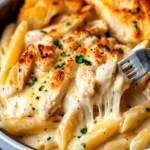 Slow Cooker Cheesy Chicken Alfredo - Easy Comfort Food