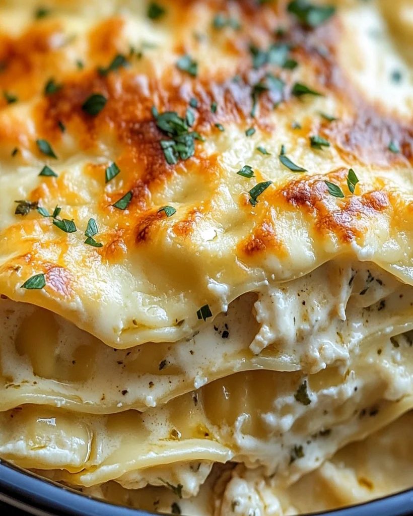 Slow Cooker Chicken Alfredo Ravioli Lasagna – Easy Recipe