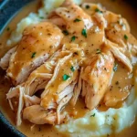 Slow Cooker Chicken Breasts with Gravy - Easy Recipe