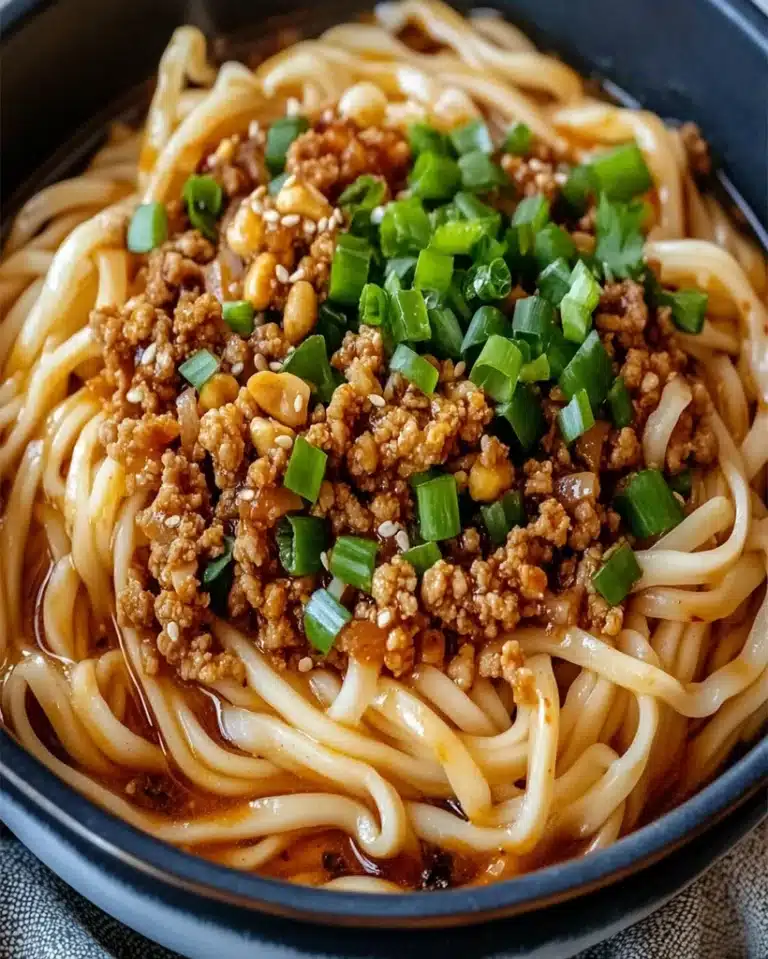 Slow Cooker Dan Dan Noodles Recipe – Easy & Flavorful Meal