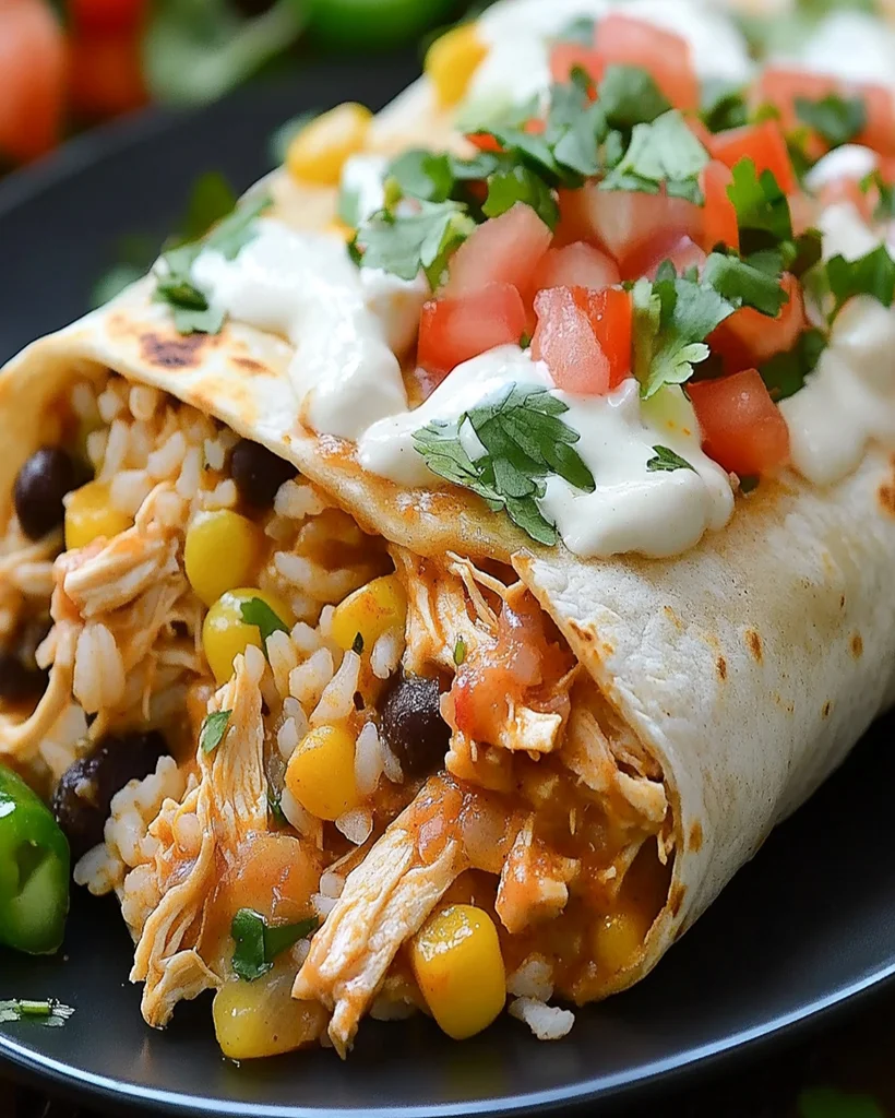 Smothered Baked Chicken Burritos Recipe | Easy and Delicious