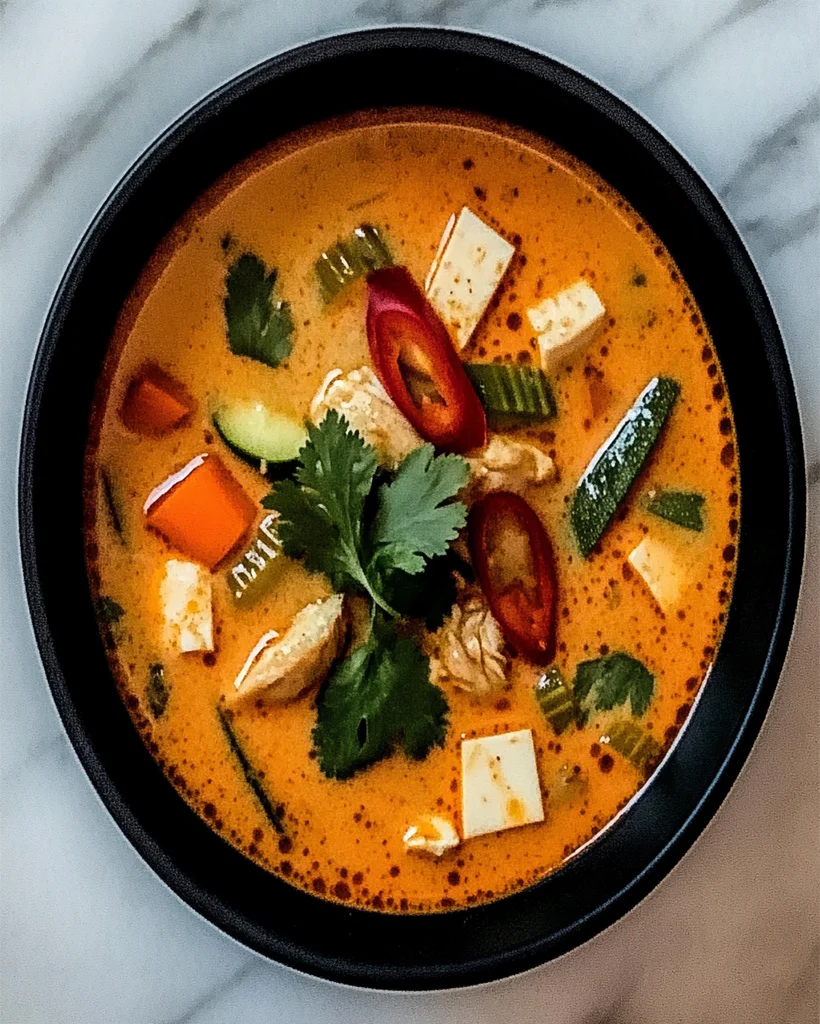 Thai Red Curry Soup Recipe | Easy, Flavorful & Spicy