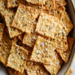 Sourdough Discard Crackers Recipe – Easy, No Roll, No Knead