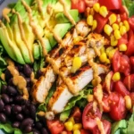 Spicy Southwest Salad Recipe with Avocado