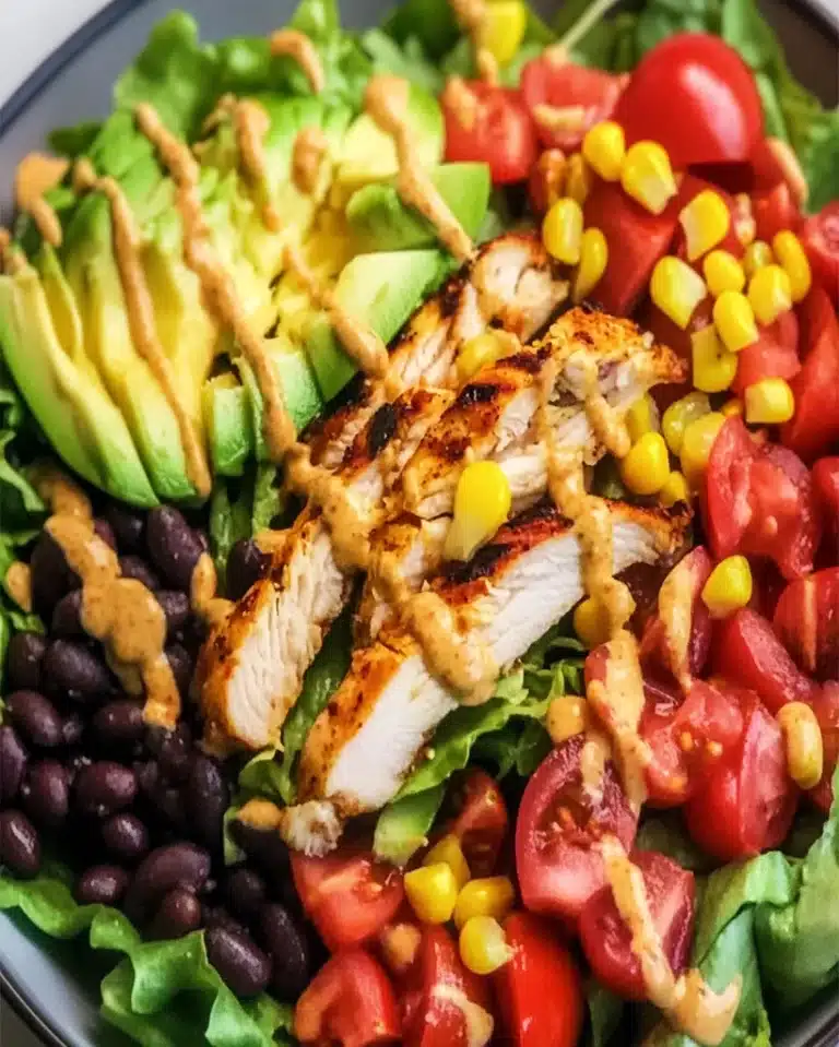 Spicy Southwest Salad Recipe with Avocado