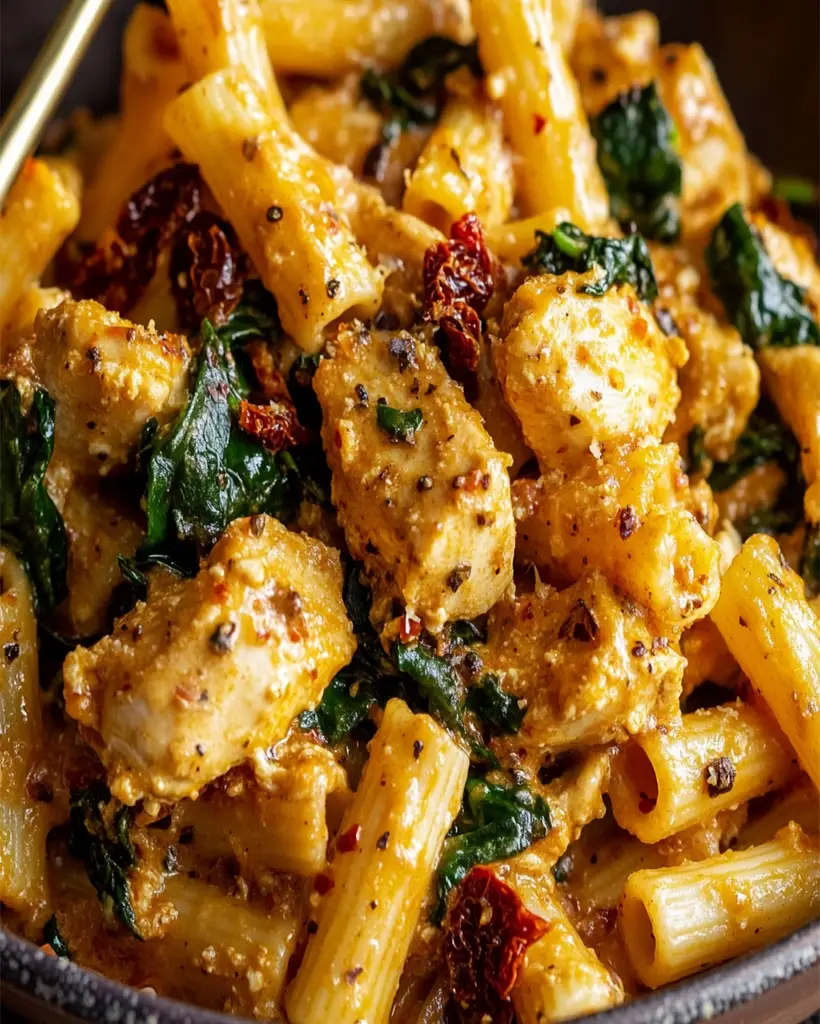 Spicy Tuscan Chicken Pasta Recipe - Easy & Flavorful Dish