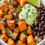 Sweet Potato and Black Bean Quinoa Bowls | Easy Recipe