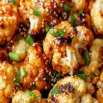 Sweet and Spicy Baked Cauliflower Recipe – Easy & Delicious