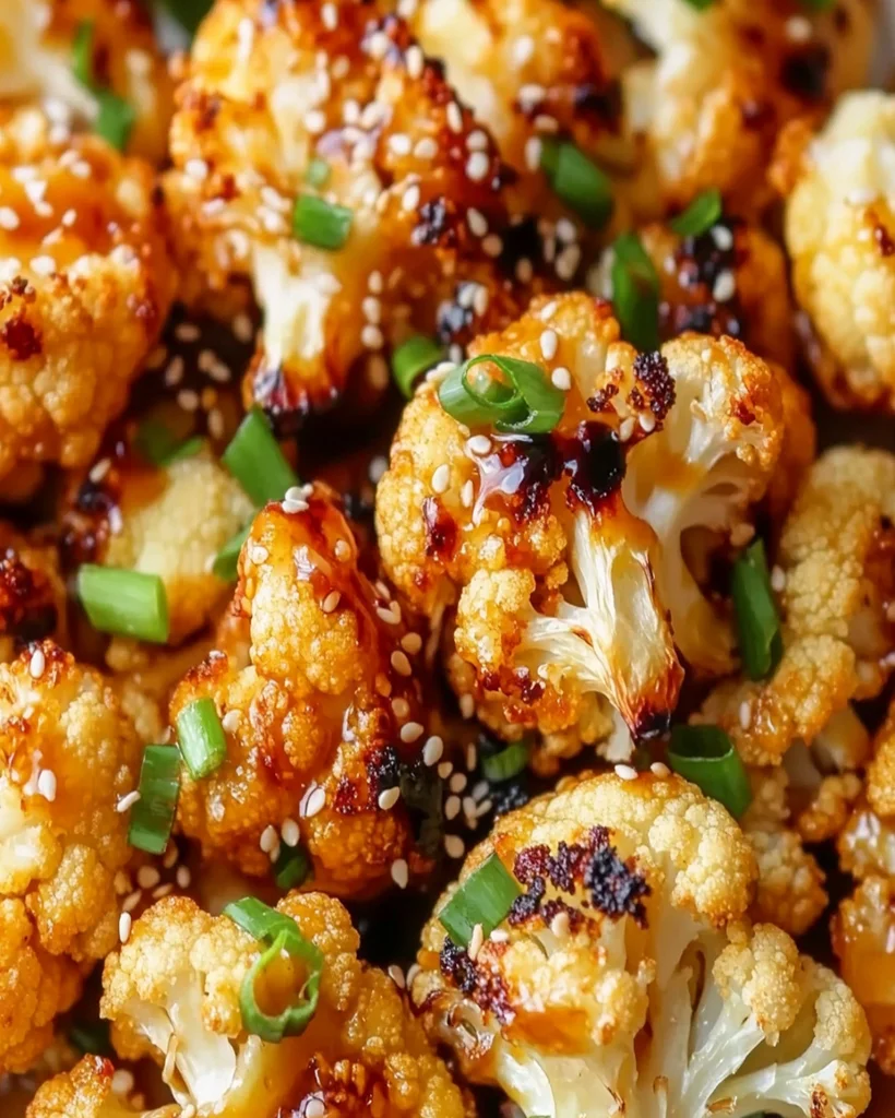 Sweet and Spicy Baked Cauliflower Recipe – Easy & Delicious