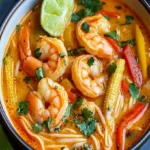 Thai Red Curry Shrimp Soup Recipe