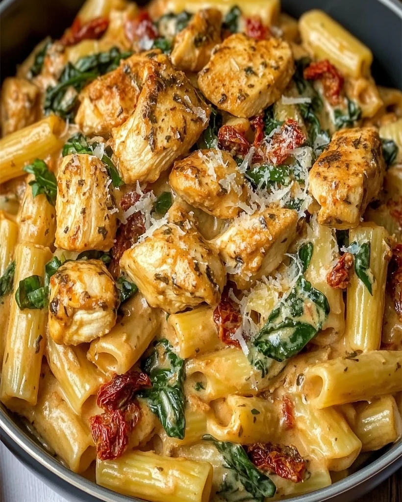 Tuscan Chicken Pasta Recipe: Creamy & Flavorful Dinner