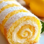 Velvet Lemon Cream Roll Cake Recipe | Easy & Delicious Dessert