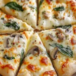 White Garlic Bliss Pizza Recipe - Creamy & Delicious Pizza