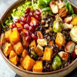 Wild Rice Harvest Bowls with Fig Balsamic Vinaigrette Recipe