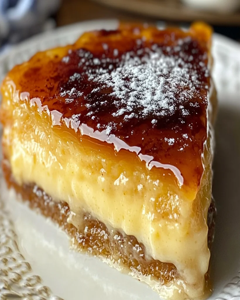 Crème Brûlée Cake – Decadent Custard & Caramel Dessert