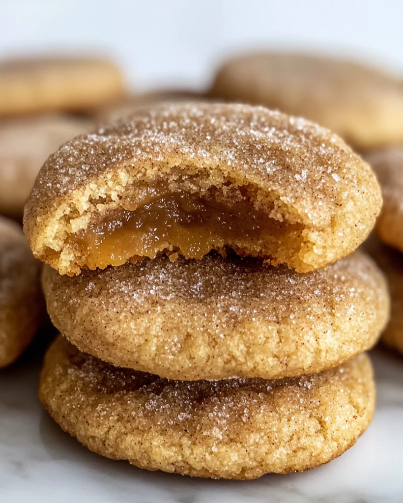 Luscious Cinnamon Sugar Apple Butter Cookies | Gooey Filling