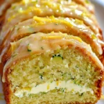 Luscious Lemon Zucchini Cake with Cream Cheese Filling Recipe