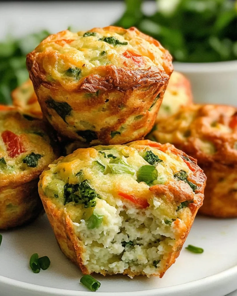 Savory Cottage Cheese Breakfast Muffins Recipe - Easy & Healthy