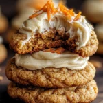 Carrot Cake Cookies with Maple Cinnamon Frosting Recipe