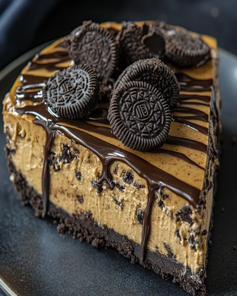 No Bake Oreo Peanut Butter Cheesecake – Easy Recipe