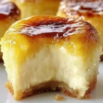 Mini Crème Brûlée Cheesecakes with Caramel Topping