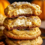 Pumpkin Cream Cheese Stuffed Cookies | Easy Fall Treat