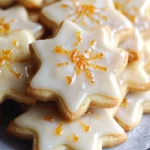 Cardamom Shortbread Cookies with Orange Glaze Recipe