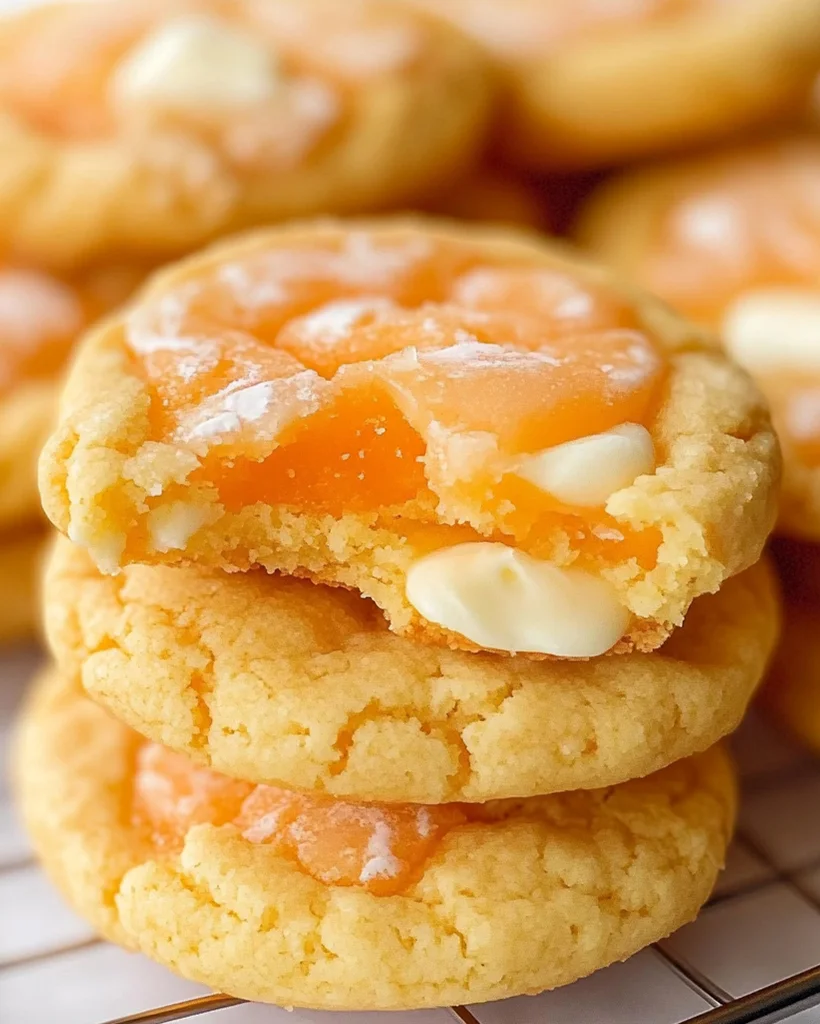 White Chocolate Creamsicle Orange Cookies Recipe