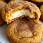 Pumpkin Cheesecake Snickerdoodles - Fall Cookie Recipe