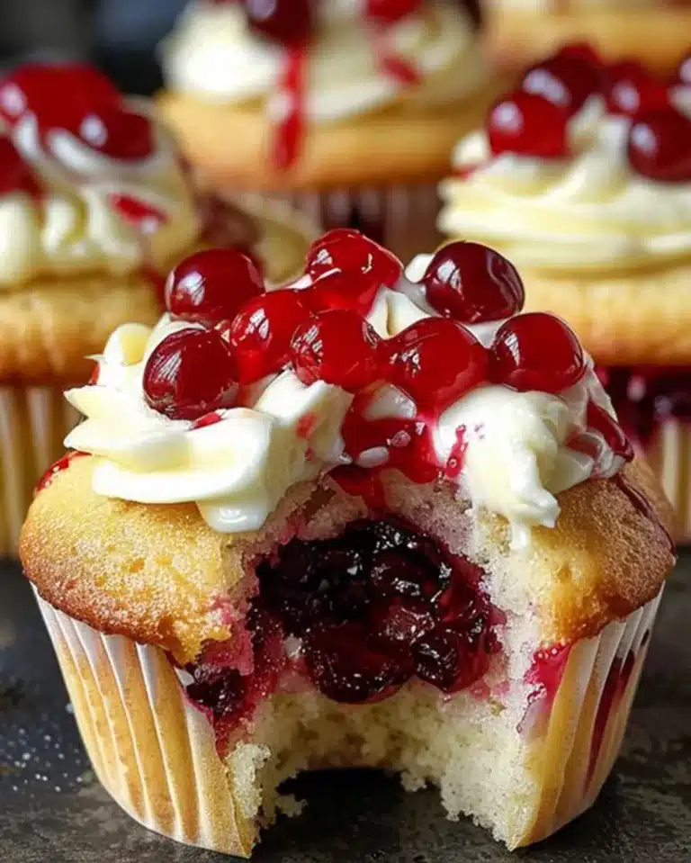 Cherry Cupcakes Recipe – Easy, Delicious & Fruity Treat