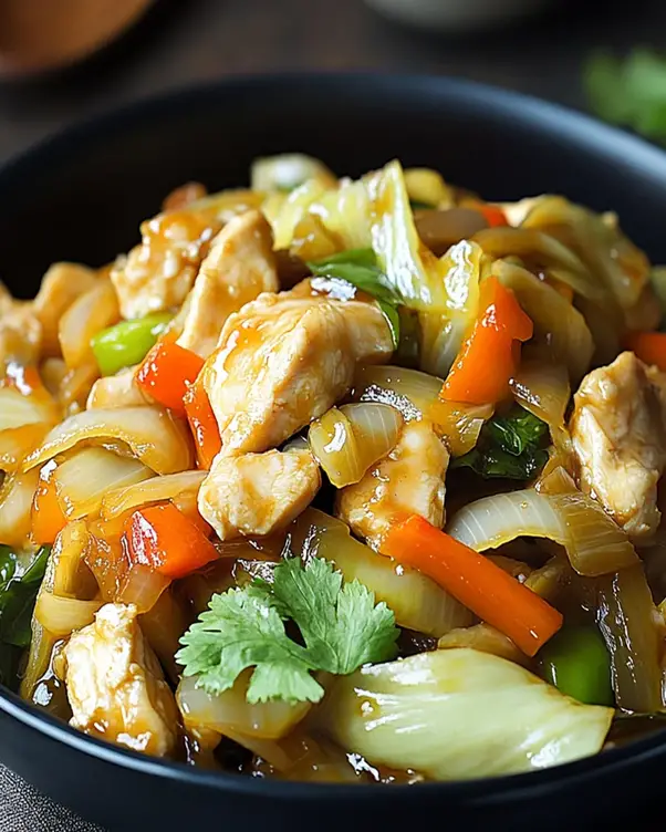 Chinese Chicken Cabbage Stir Fry – Easy, Healthy Recipe