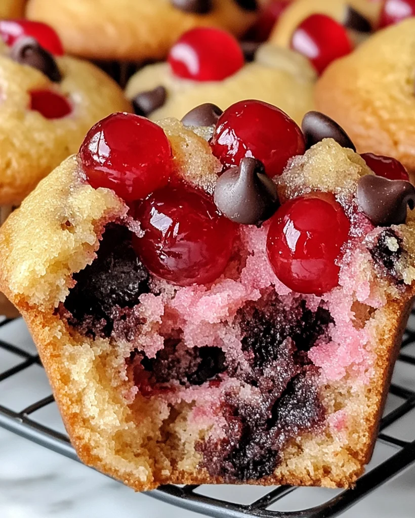 Maraschino Cherry Chocolate Chip Muffins Recipe