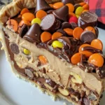 Giant Reese’s Peanut Butter Cup Pie - Easy No-Bake Recipe