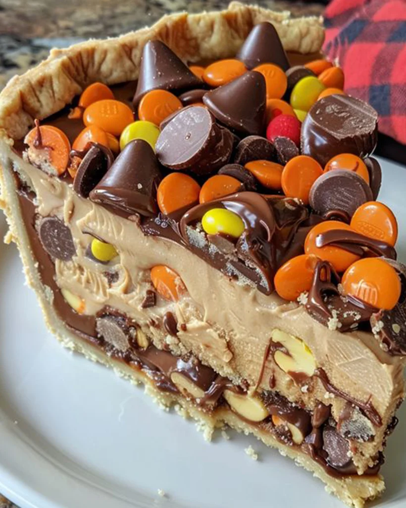 Giant Reese’s Peanut Butter Cup Pie - Easy No-Bake Recipe - optimal recipes