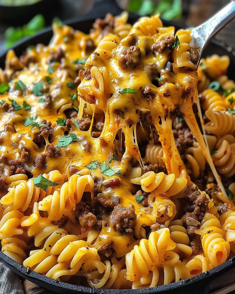 Cheesy Beef Taco Pasta Recipe | Easy & Delicious Meal