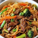 Beef Lo Mein Recipe - Easy Homemade Stir-Fry Noodles