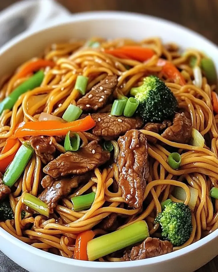 Beef Lo Mein Recipe - Easy Homemade Stir-Fry Noodles