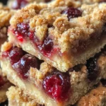 Easy Juicy Cherry Cobbler Bars – Quick Dessert Recipe